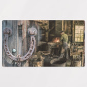 Vintage Blacksmith-Hoefijzers Labels (Design 2)