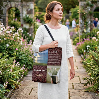 Vintage Bladeren Christelijke Cadeaus voor Vrouwen Tote Bag
