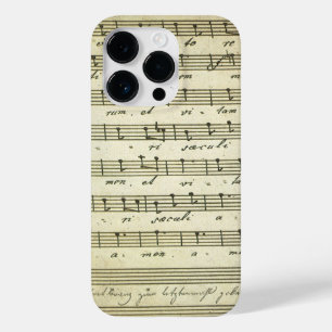 Vintage bladmuziek, antieke muziekscore 1810 Case-Mate iPhone case