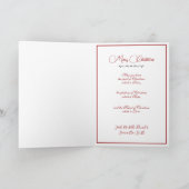 Vintage Bladmuziek Jingle Bells Feestdagen Kaart (Binnen)