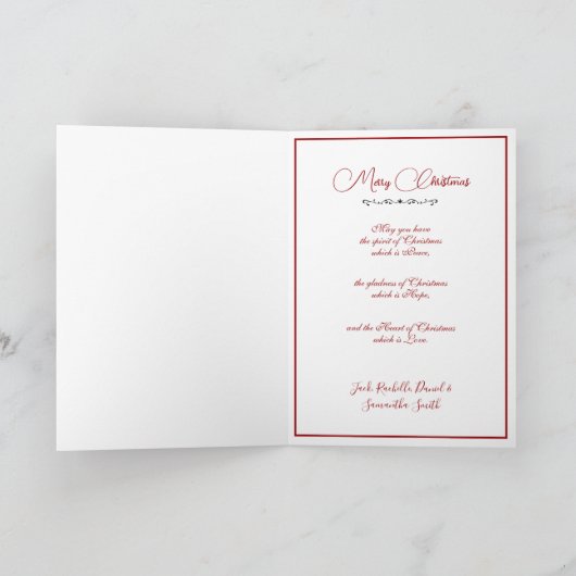 Vintage Bladmuziek Jingle Bells Feestdagen Kaart (Binnen)