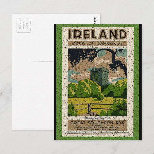 Vintage Blarney Castle Briefkaart (Voorkant / Achterkant)