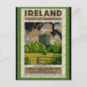 Vintage Blarney Castle Briefkaart (Voorkant)