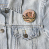 Vintage Blarney Castle Ronde Button 5,7 Cm (In situ)