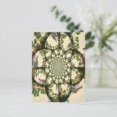 Vintage Blarney Castle & Shamrocks Kaleidoscoop Briefkaart (Staand voorkant)