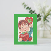 Vintage Blarney Stone Valentijn Feestdagenkaart (Staand voorkant)