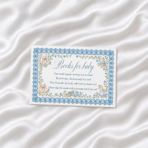 Vintage blauwe kant babyboeken voor baby