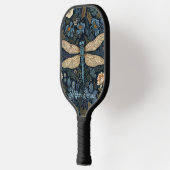 Vintage blauwe Libel Pickleball Paddle (Links)