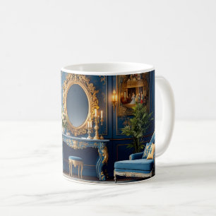 Vintage Blauwe Mok voor Elegante Zielen
