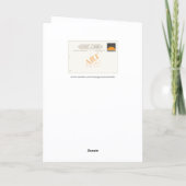 Vintage Blauwe Vogelhuis Hydrangea Verjaardag Kaart (Achterkant)