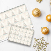 Vintage bleke Prettig kerstfeest Cadeaupapier