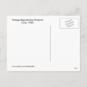 Vintage Blije Pasen Feestdagenkaart (Achterkant)