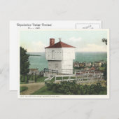 Vintage Block House Mackinac Michigan Briefkaart (Voorkant / Achterkant)