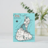 Vintage Block Island  Briefkaart (Staand voorkant)