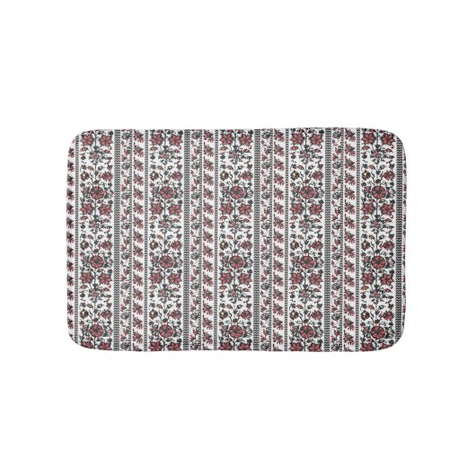 Vintage Bloem Badmat | Elegant Huiscomfort (Voorkant)