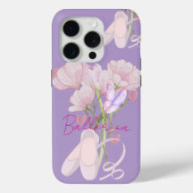 Vintage Bloem Ballerina Esthetiek Paars