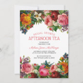 Vintage Bloem | Bruids-High Tea Kaart (Voorkant)