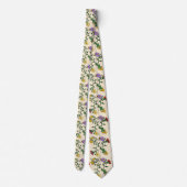 Vintage Bloem Das | Elegant Botanisch Patroon (Achterkant)