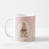 Vintage bloem koffiemok (Links)