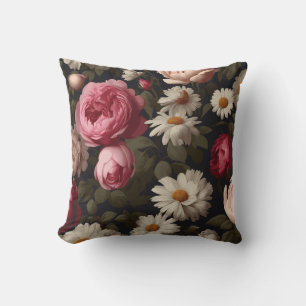 Vintage Bloem Kussen