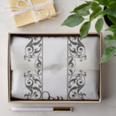 Vintage bloem persoonlijk tissuepapier (Geschenk)
