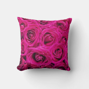 Vintage Bloem Roos Elegante Kunst Kussen