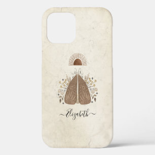 Vintage bloem vlinder Case-Mate iPhone 12 hoesje