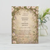 Vintage Bloemboog Botanisch Kaart (Staand voorkant)