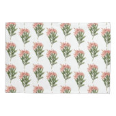 Vintage bloemen aangepast hoesje monogram kussen 3 kussensloop (Achterkant)