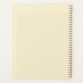 Vintage bloemen agenda 2026 (Achterkant)
