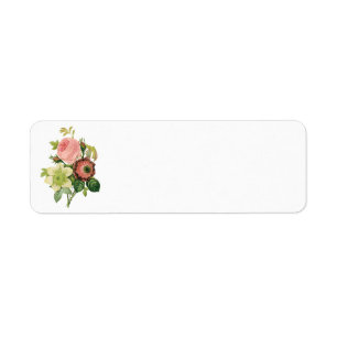 Vintage Bloemen, Anemone Rozen Clematis door Redou Etiket