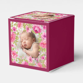 Vintage Bloemen & Bladeren Frame - Vierkant 1 + te Bedankdoosjes