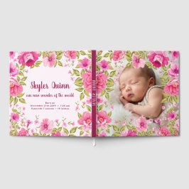 Vintage Bloemen & Bladeren Frame - Vierkant 1 + te Gastenboek