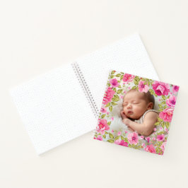 Vintage Bloemen & Bladeren Frame - Vierkant 1 + te Notitieboek