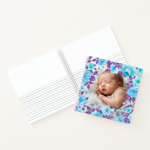Vintage Bloemen & Bladeren Frame - Vierkant 4 + te Notitieboek