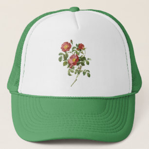 Vintage Bloemen Bloem Rode Roos van de Liefde door Trucker Pet