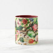 Vintage Bloemen Bloemstuk Kunst Mok Kop (Midden)