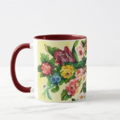 Vintage Bloemen Bloemstuk Kunst Mok Kop (Links)