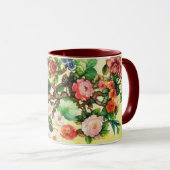 Vintage Bloemen Bloemstuk Kunst Mok Kop (Voorkant rechts)