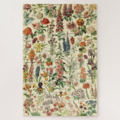 Vintage bloemen botanische grafiek legpuzzel (Verticaal)