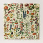Vintage bloemen botanische grafiek legpuzzel<br><div class="desc">Adolphe Millot Flowers Floral Botanical Chart Illustration for Le Larousse Pour Tous Millot, die veel van de natuurlijke geschiedenissecties van Petit Larousse illustreerde, was de belangrijkste illustrator van de nationale Muséum d'histoire naturelle. Hij was lid van de Salon des Artistes francaise en de Société entomologique de France.</div>