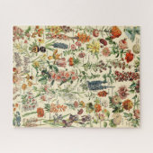 Vintage bloemen botanische grafiek legpuzzel (Horizontaal)
