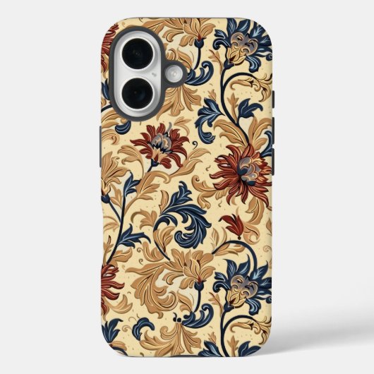 Vintage Bloemen Case-Mate iPhone Case (Achterkant)