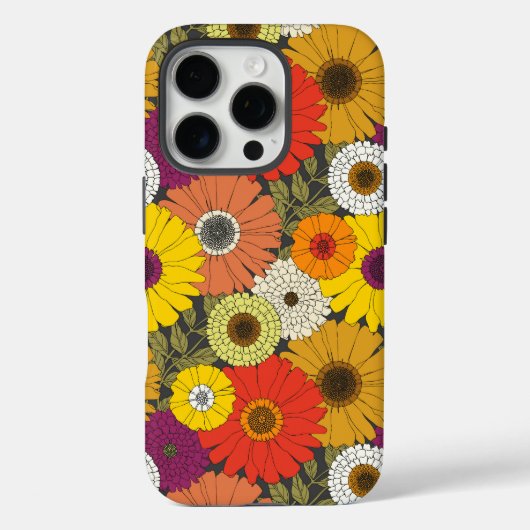 vintage bloemen Case-Mate iPhone case (Achterkant)