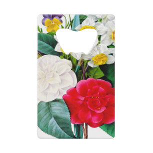 Vintage bloemen Creditcard Bottle Open Creditkaart Flessenopener