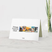 Vintage Bloemen Gelukkige Verjaardag Kaart (Achterkant)