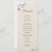 Vintage Bloemen het Scherpen Programma (Achterkant)