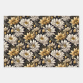 vintage bloemen inpakpapier vel (Voorkant 2)