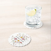 Vintage Bloemen Kartonnen Onderzetters (Insitu)