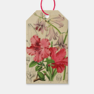 Vintage Bloemen Label Cadeaulabel